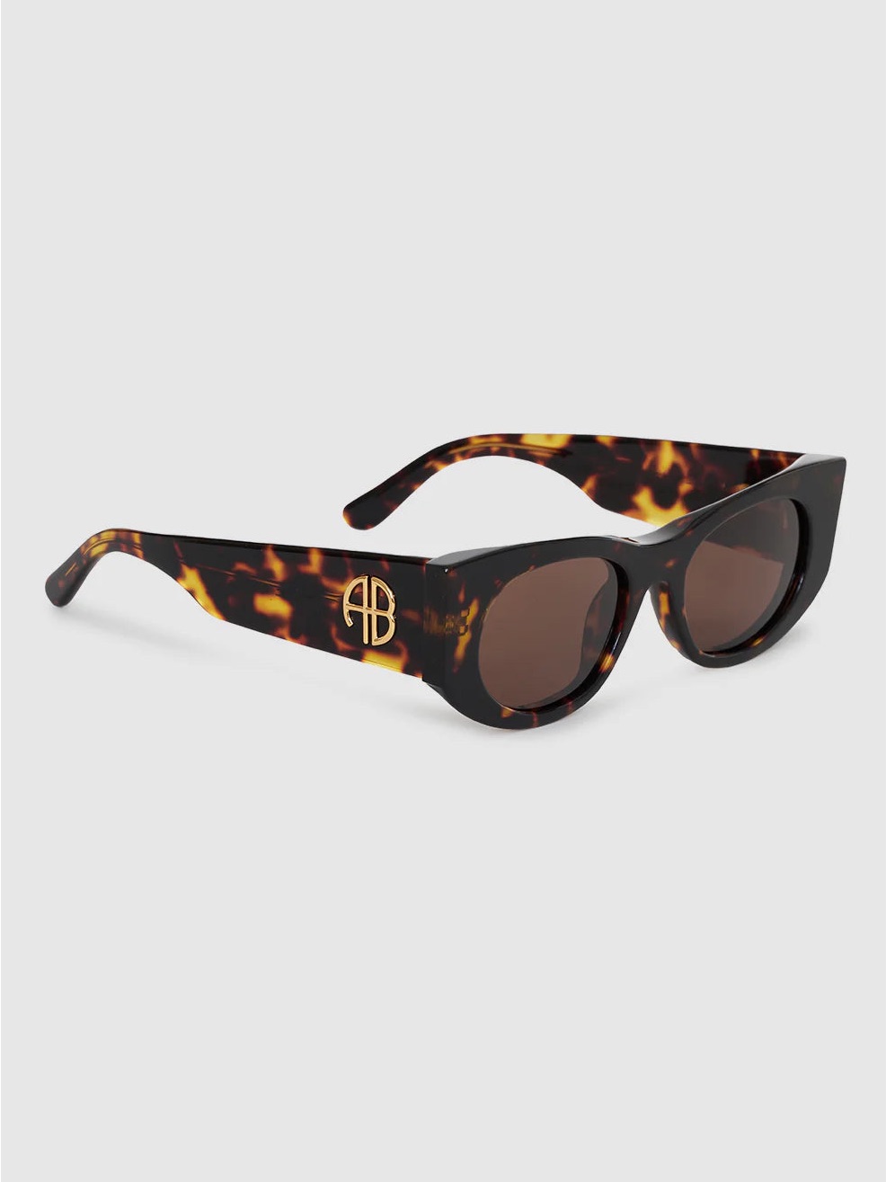 Anine Bing Madrid Sunglasses In Dark Tortoise